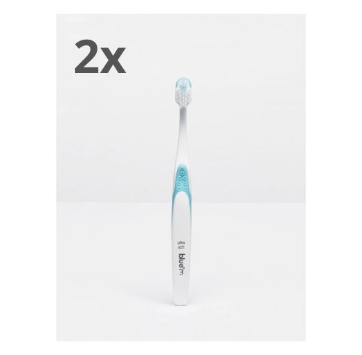 Bluem Kids Ultrazacht Tandenborstel - Mint - 2 stuks