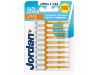 Jordan Clean Between Sticks Large 40 Stuks