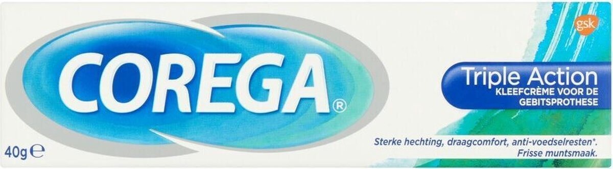 Corega Kleefpasta Triple Action - 40 gram