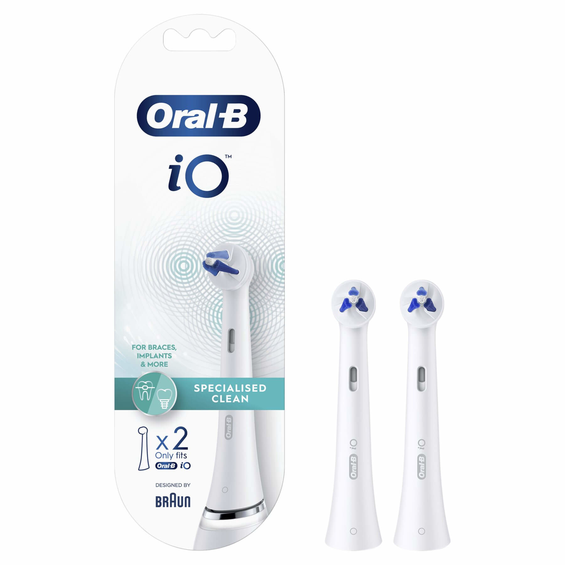 Oral B iO Specialized Clean Opzetborstels Wit - 2 stuks