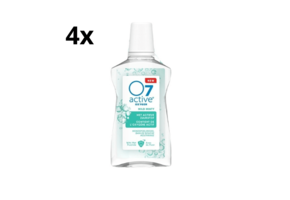 O7 Active Mondspoelmiddel Mild Minty - 4 x 500 ml - Voordeelverpakking