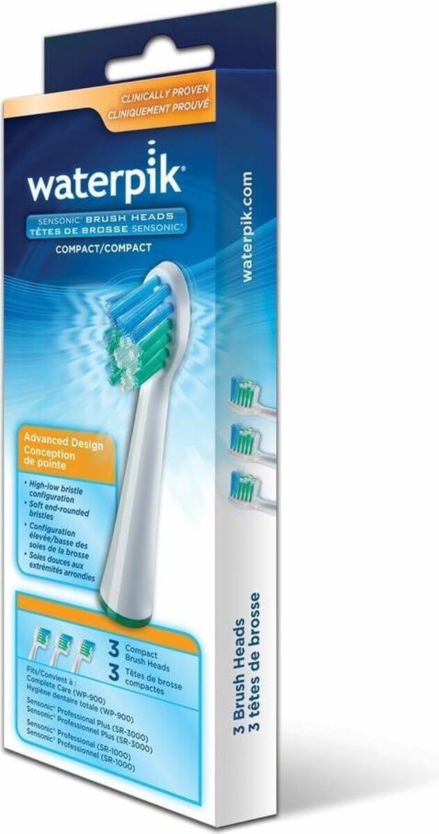 Waterpik SRSB-3E Opzetborstels Small voor Sensonic tandenborstel - 3 stuks