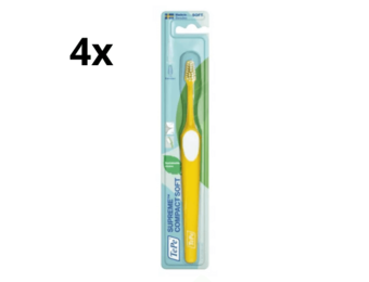 4x TePe Tandenborstel Supreme Compact Soft