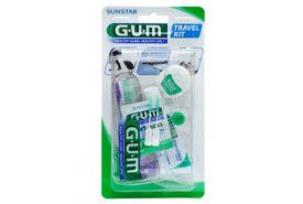 GUM Original White Travel Kit