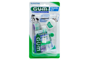 GUM Original White Travel Kit