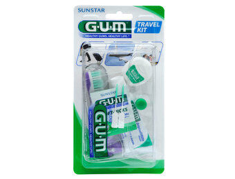 GUM Original White Travel Kit