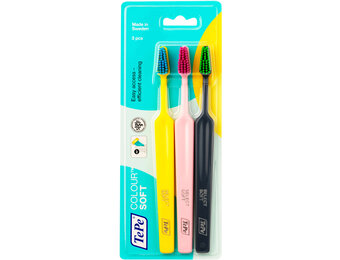 TePe Colour Soft Tandenborstel - 3 stuks