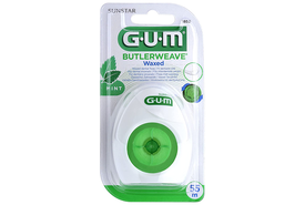 GUM Butlerweave waxed tandzijde mint - 55 meter