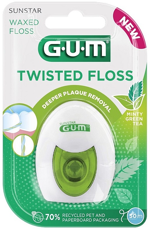 GUM Twisted Floss Tandzijde - 30 meter