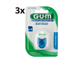 GUM Easy Floss Tandzijde - 3 x 30 meter - Voordeelverpakking