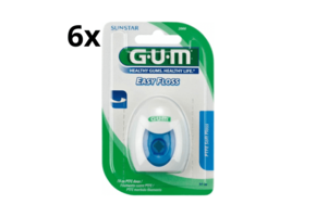 GUM Easy Floss Tandzijde - 6 x 30 meter - Voordeelverpakking