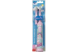Peppa Pig Elektrische Tandenborstel Kids op batterijen + 2 opzetborstels