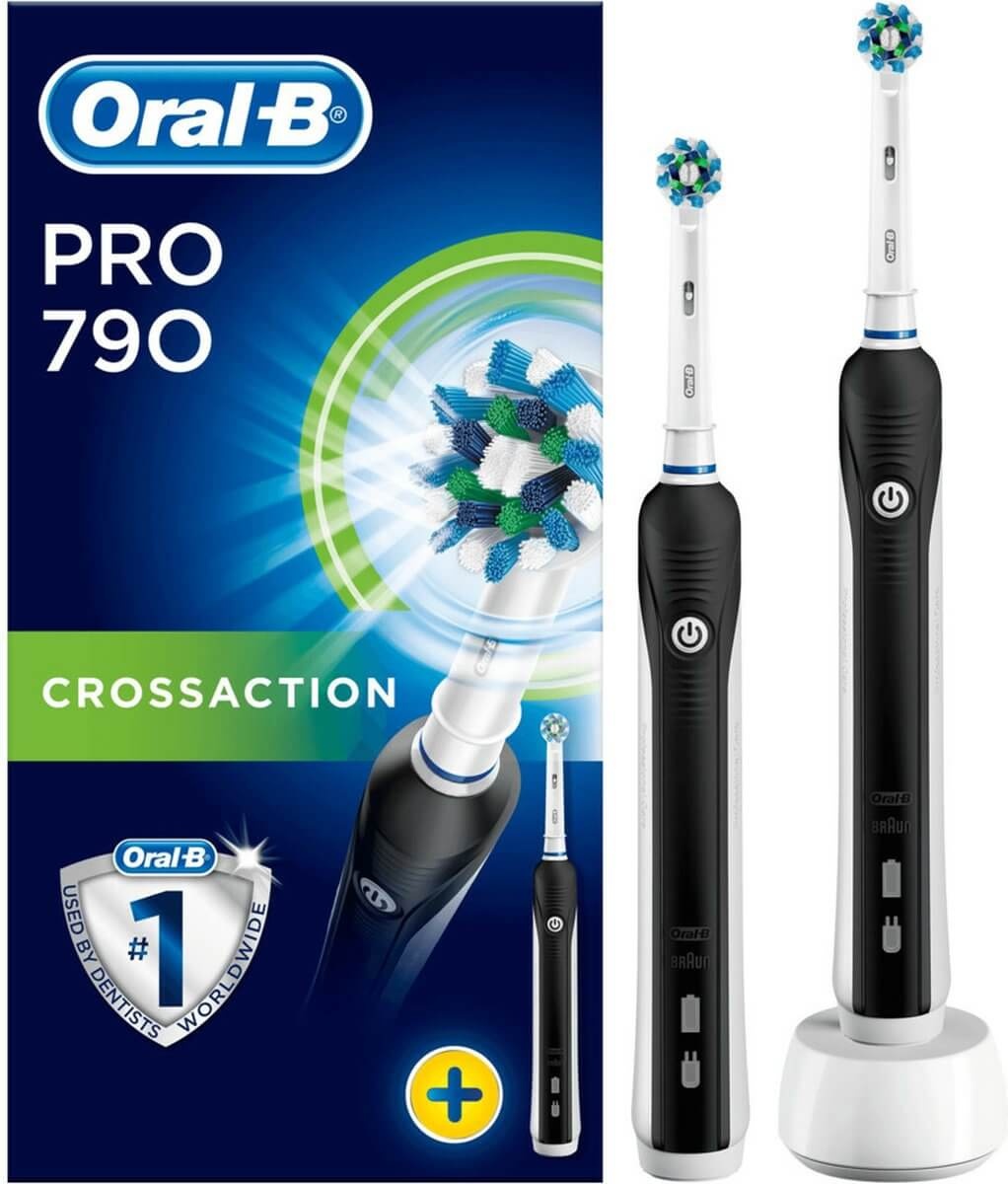 Oral B Elektrische Tandenborstel Cross Action Pro 790 Zwart + Extra Body