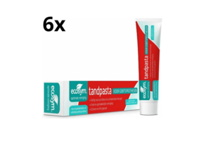 Ecosym Tandpasta voor Gebitsprothesen - 6 x 75 ml - Voordeelverpakking