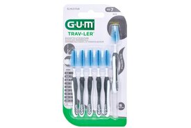 GUM Trav-ler Ragers 2.6mm Zwart - 6 stuks