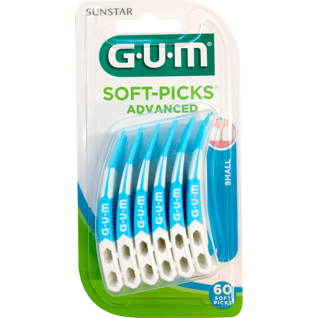 Gum Soft-Picks Advanced Small - 6 x 60 Stuks - Voordeelverpakking