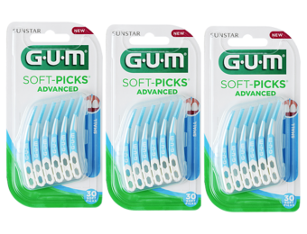 8x GUM Soft-Picks Advanced Small 30 stuks