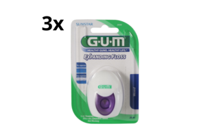 GUM Expanding Floss - 3 x 30 meter - Voordeelverpakking