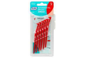 6x TePe Angle Interdentale Ragers 0,5 mm Rood blister à 6 stuks