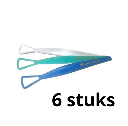 Lactona IQ tongreiniger - 6 stuks - Voordeelverpakking