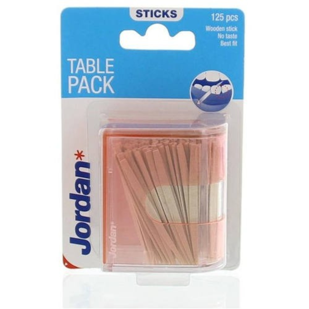 3x Jordan Tandenstokers Table Pack 125 stuks
