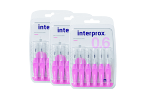 6x Interprox Ragers Nano 0.6 Roze Blister à 6 ragers