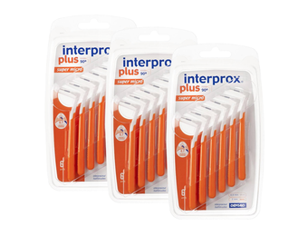 6x Interprox Plus Super Micro 2 mm Oranje blister à 6 ragers