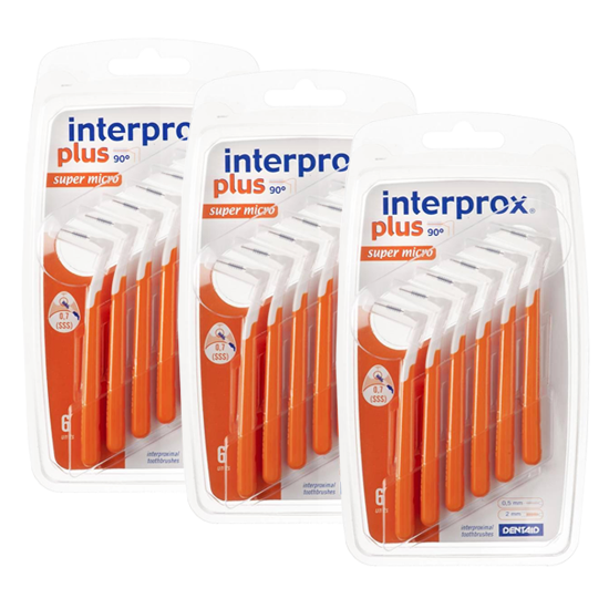 6x Interprox Plus Super Micro 2 mm Oranje blister à 6 ragers
