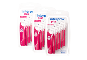 6x Interprox Plus Mini Conical 2-4 mm Rood blister à 6 ragers