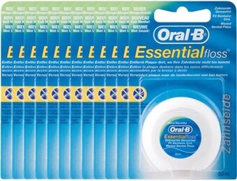 12x Oral-B Flosdraad – Essential Floss