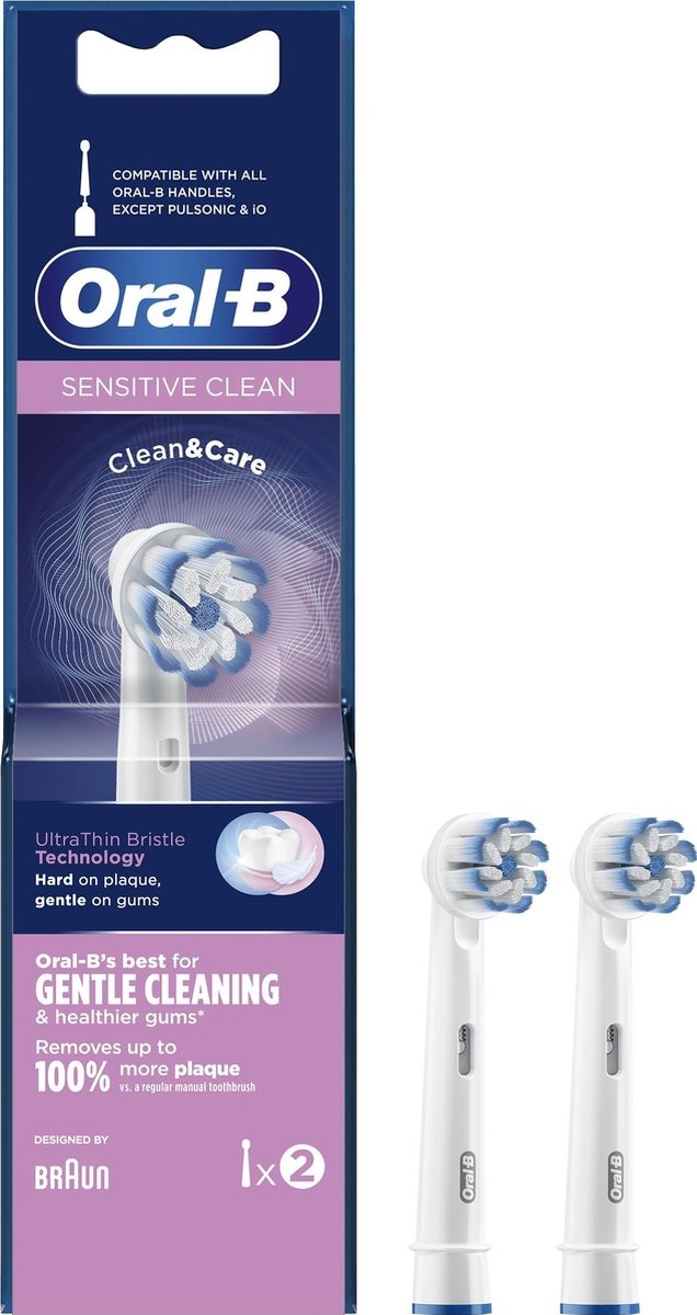 ORAL-B - Opzetborstels - SENSI ULTRA THIN + 3D WHITE - Elektrische tandenborstel borsteltjes - Voor een stralend gebit - COMBIDEAL