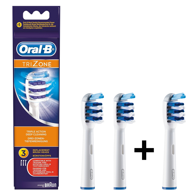 Oral B Opzetborstels Trizone - 3 stuks