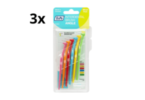 TePe Angle Gemengd (alle maten) - 3 x 6 stuks - Voordeelverpakking