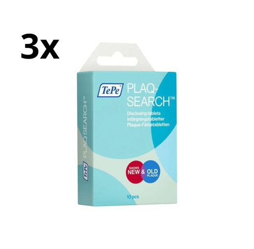 3x Tepe Plaqsearch Tabletten - 10 stuks - Voordeelverpakking