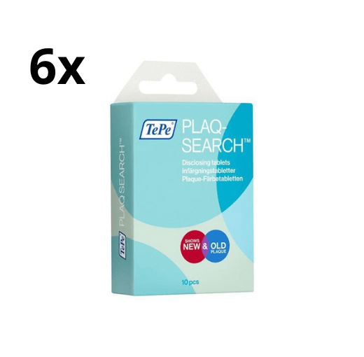 6x Tepe Plaqsearch Tabletten - 10 stuks - Voordeelverpakking