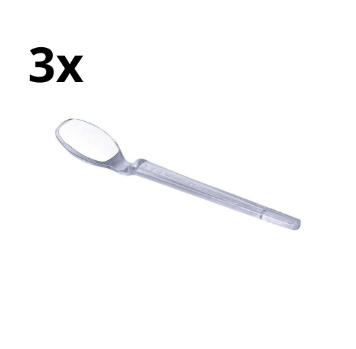 3x Lactona Flecta Wegwerp Mondspiegel