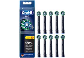 Oral B PRO Cross Action Opzetborstels Zwart | 10 stuks