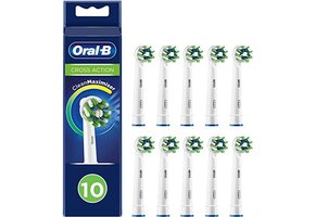 Oral B Cross Action CleanMaximiser Opzetborstels | 10 stuks