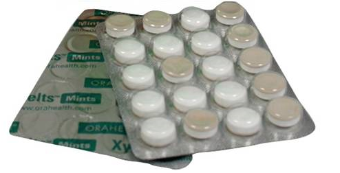 OraCoat XyliMelts Milde Munt | 40 stuks | Tegen Droge Mond