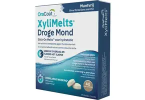 OraCoat XyliMelts Muntvrij | 40 stuks | Tegen Droge Mond
