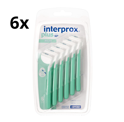 Interprox Plus Micro - 2.4mm - 6 x 6 stuks  - Voordeelverpakking