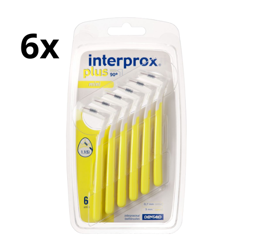 Interprox Plus Mini - 3mm - 6 x 6 stuks - Voordeelverpakking
