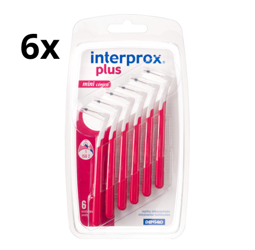 Interprox Plus Mini Conical 2mm-4mm - 6 x 6 stuks - Voordeelverpakking