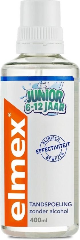 Elmex Junior Tandspoeling / Mondspoeling (5-12 Jaar) 6 x 400 ml Voordeelverpakking