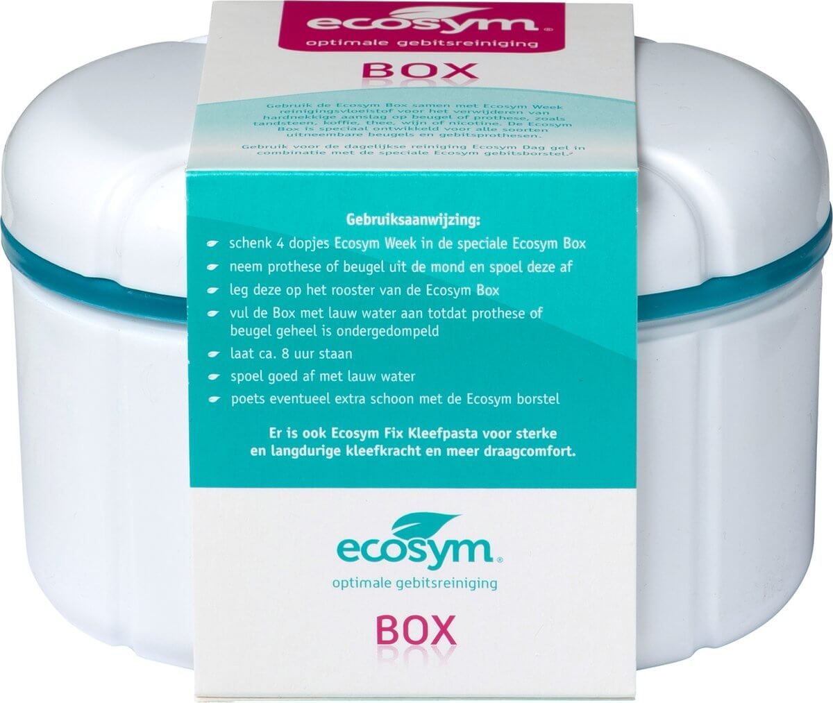 Ecosym Gebitsbakje + Week Gel + Dag Gel - Kunstgebitreiniging - Starter set