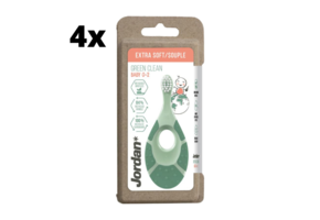 8x Jordan Tandenborstel Green Clean Step 1 Baby (0-2 jaar)
