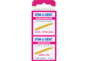 6x Stim-U-Dent Tandenstokers Thin Extra Dun 160 stuks