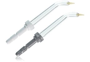 2x Waterpik PP-100 Pik-Pocket Tips - Opzetstukken Voor Waterflossers - 2 Stuks - Zilver