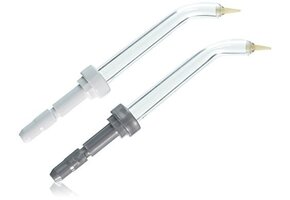 Waterpik PP-100 Pik-Pocket Tips - Opzetstukken Voor Waterflossers - 2 Stuks - Zilver