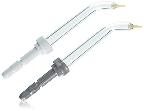 2x Waterpik PP-100 Pik-Pocket Tips - Opzetstukken Voor Waterflossers - 2 Stuks - Zilver